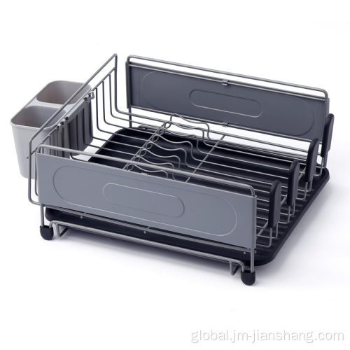 Metal Dish Rack With Drain Tray High Quality Metal Wire Dish Rack Supplier